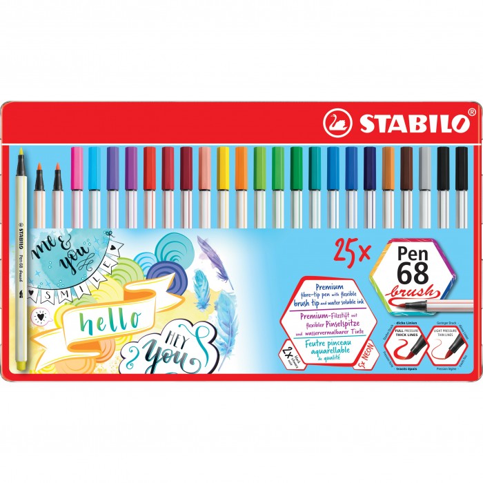 PENNARELLO STABILO PEN 68 BRUSH - Il Portico Cartolibreria