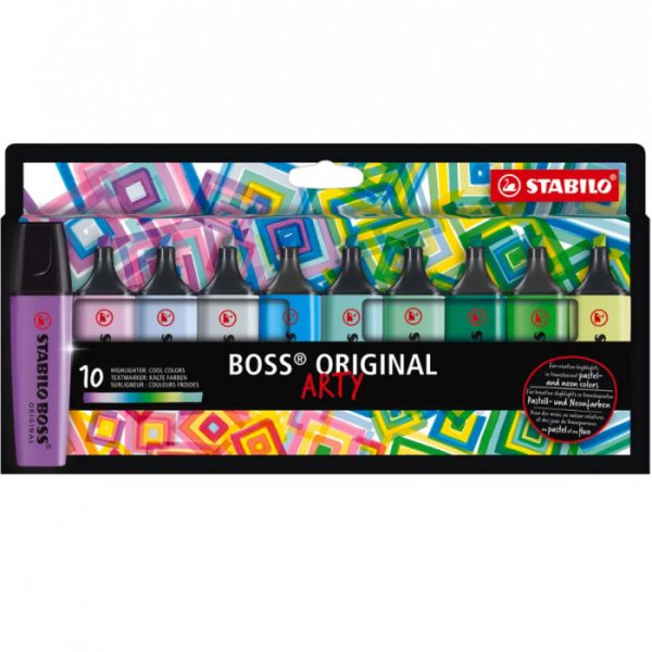 STABILO BOSS ORIGINAL ARTY COLORI FREDDI ASTUCCIO 10PZ - Il Portico  Cartolibreria